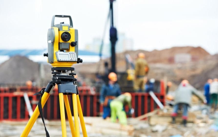 niveladora laser, topografía